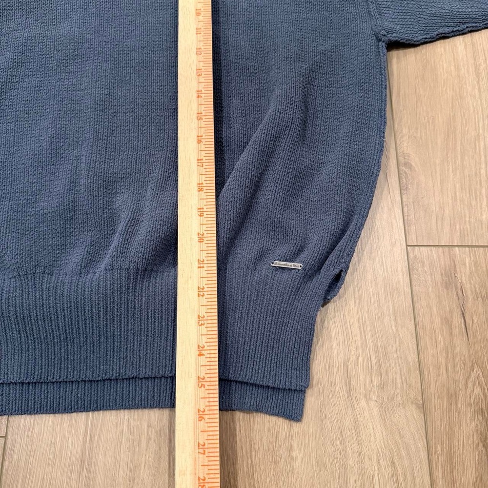 Abercrombie & Fitch Soft A&F Collection navy blue crew neck sweater Size Small - Picture 4 of 7